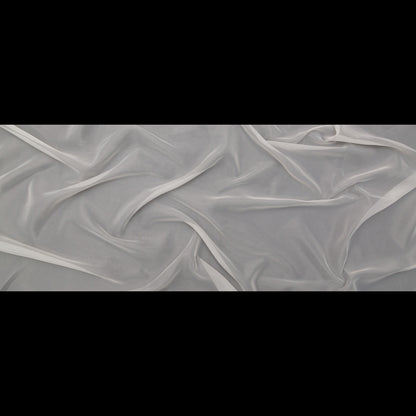 Smooth Drapery Sheers Fabric - Ivory - British Imported Full