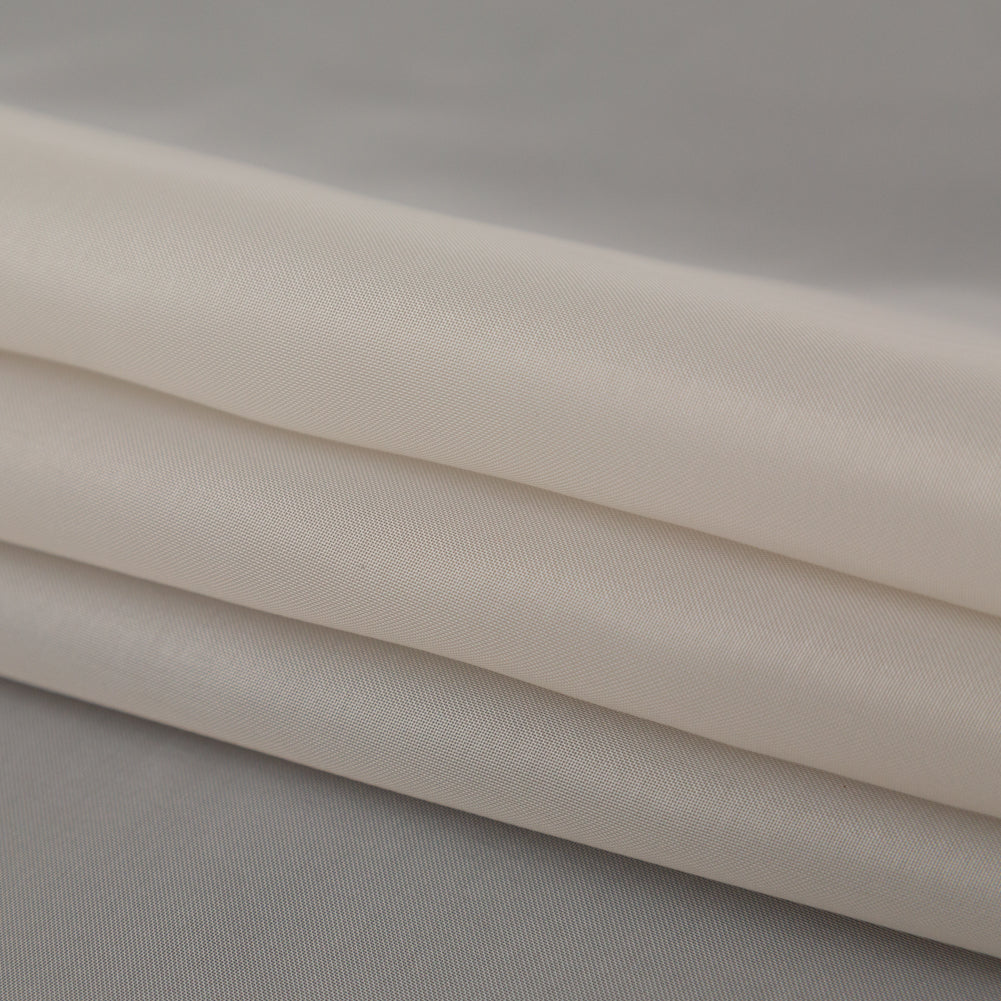 Smooth Drapery Sheers Fabric - Linen - British Imported Folded