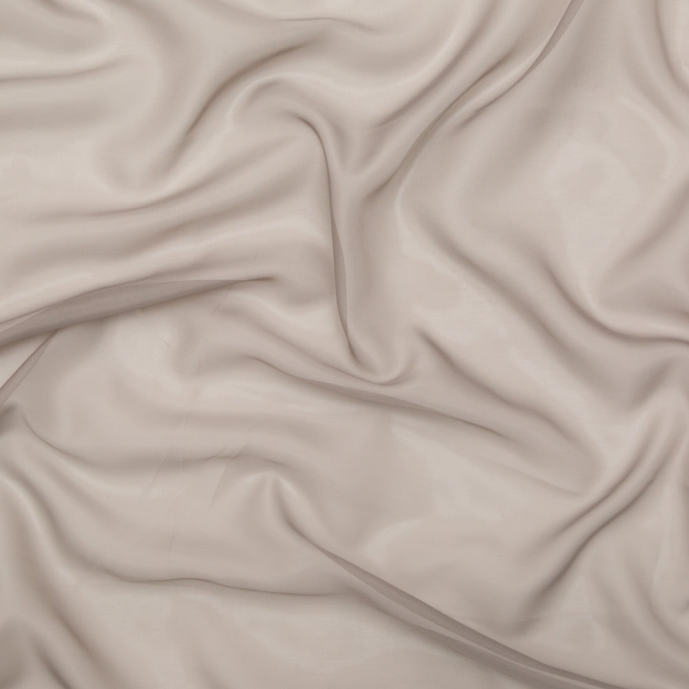 Smooth Drapery Sheers Fabric - Otter - British Imported