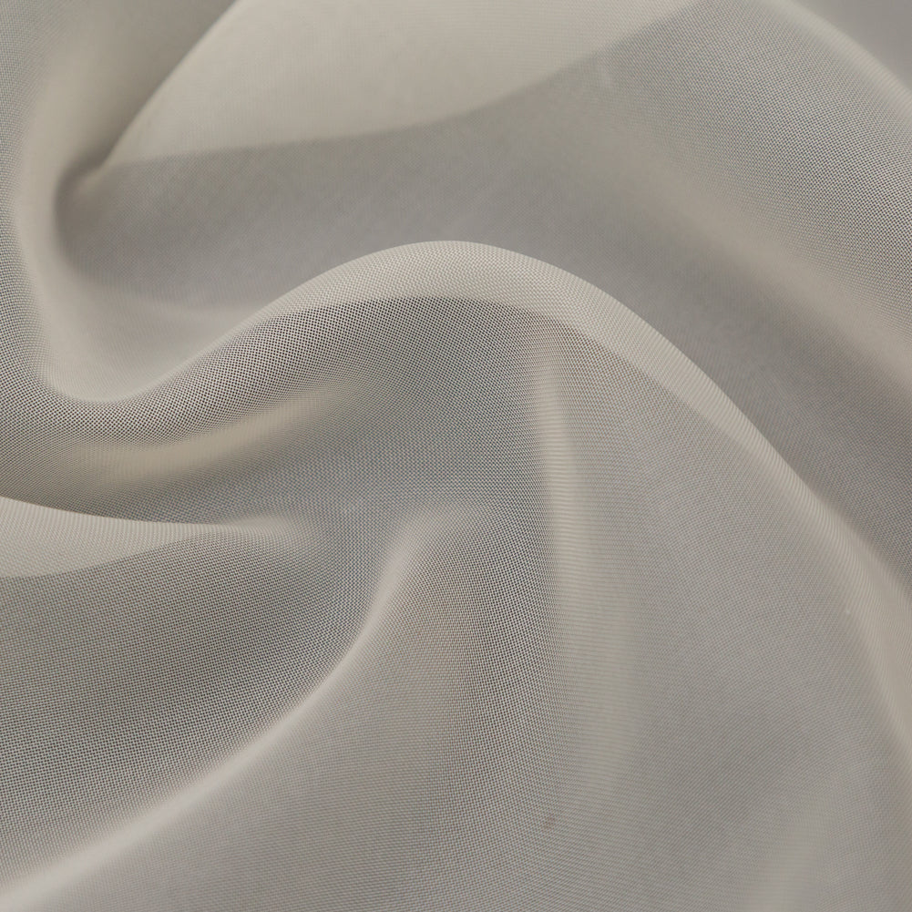 Smooth Drapery Sheers Fabric - Oyster - British Imported Detail
