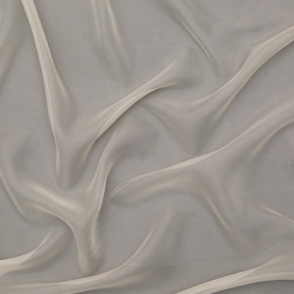 Smooth Drapery Sheers Fabric - Oyster - British Imported