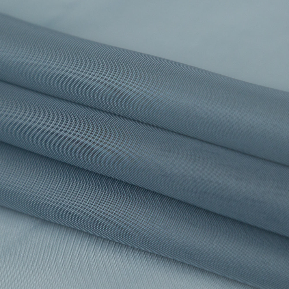 Smooth Drapery Sheers Fabric - River - British Imported Folded
