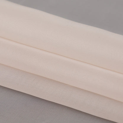 Smooth Drapery Sheers Fabric - Shell - British Imported Folded