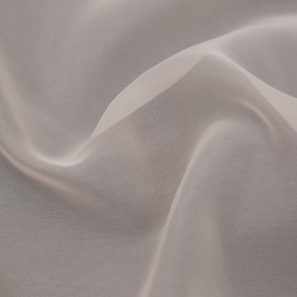 Smooth Drapery Sheers Fabric - Shell - British Imported Detail