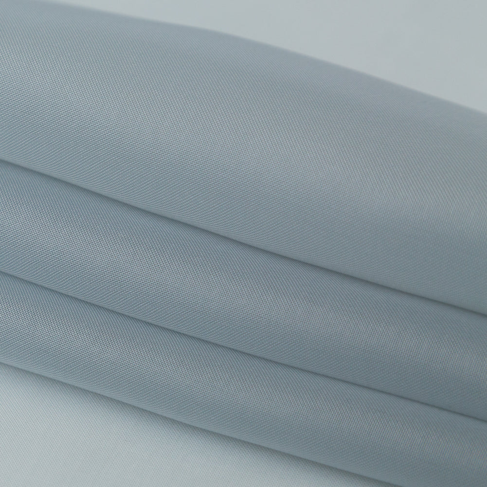 Smooth Drapery Sheers Fabric - Sky - British Imported Folded