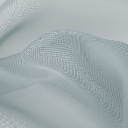 Smooth Drapery Sheers Fabric - Sky - British Imported Detail