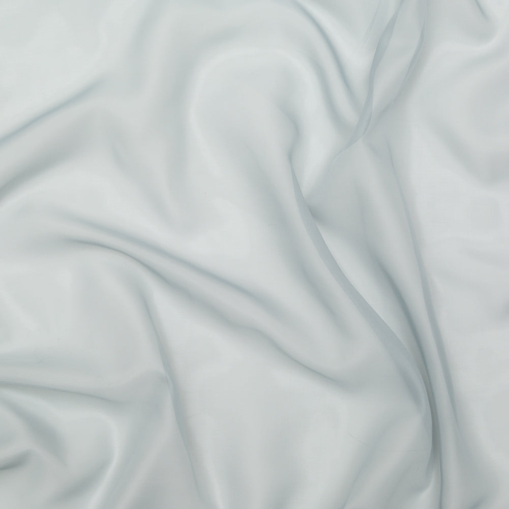 Smooth Drapery Sheers Fabric - Sky - British Imported