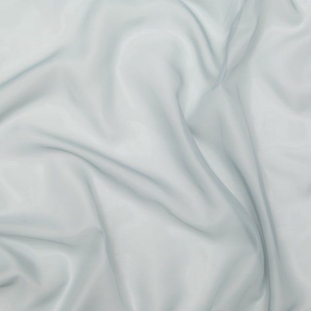 Smooth Drapery Sheers Fabric - Sky - British Imported