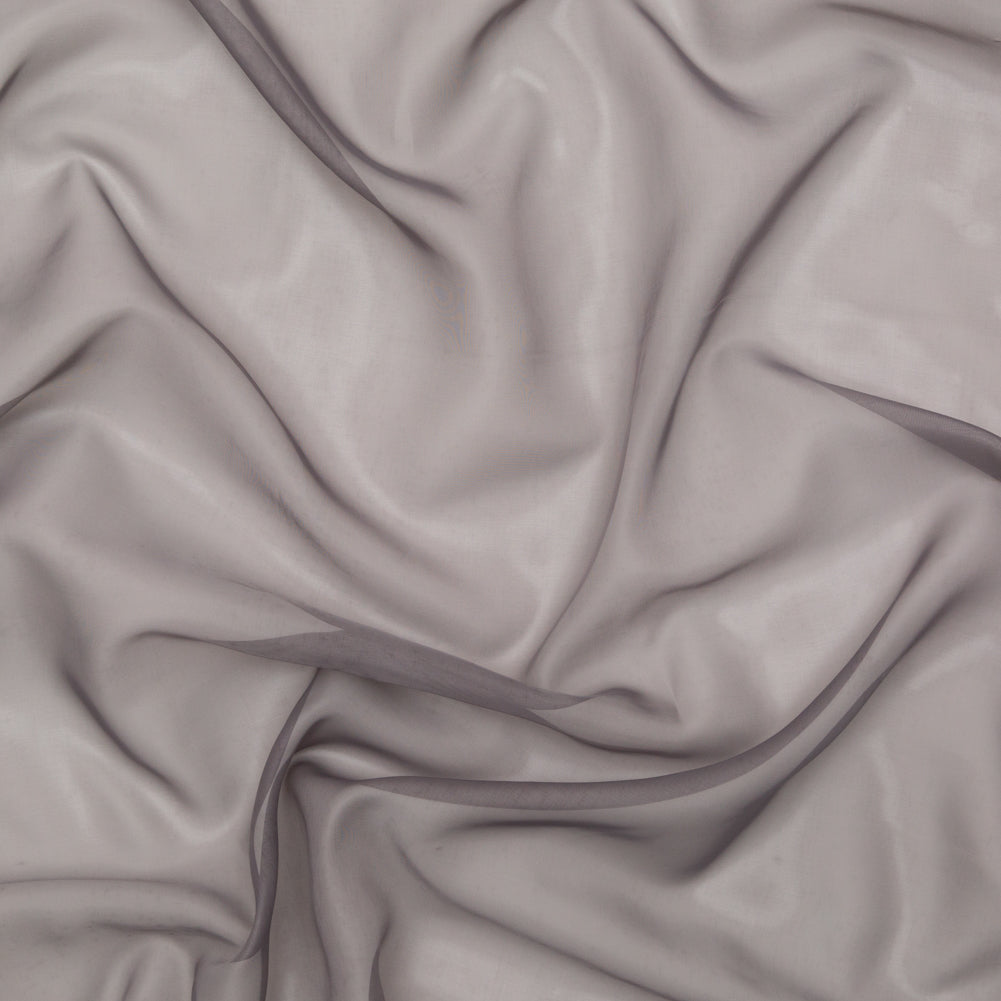 Smooth Drapery Sheers Fabric - Smoke - British Imported