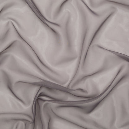 Smooth Drapery Sheers Fabric - Smoke - British Imported