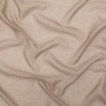 Wrinkled Drapery Sheer Fabric - Fawn - British Imported