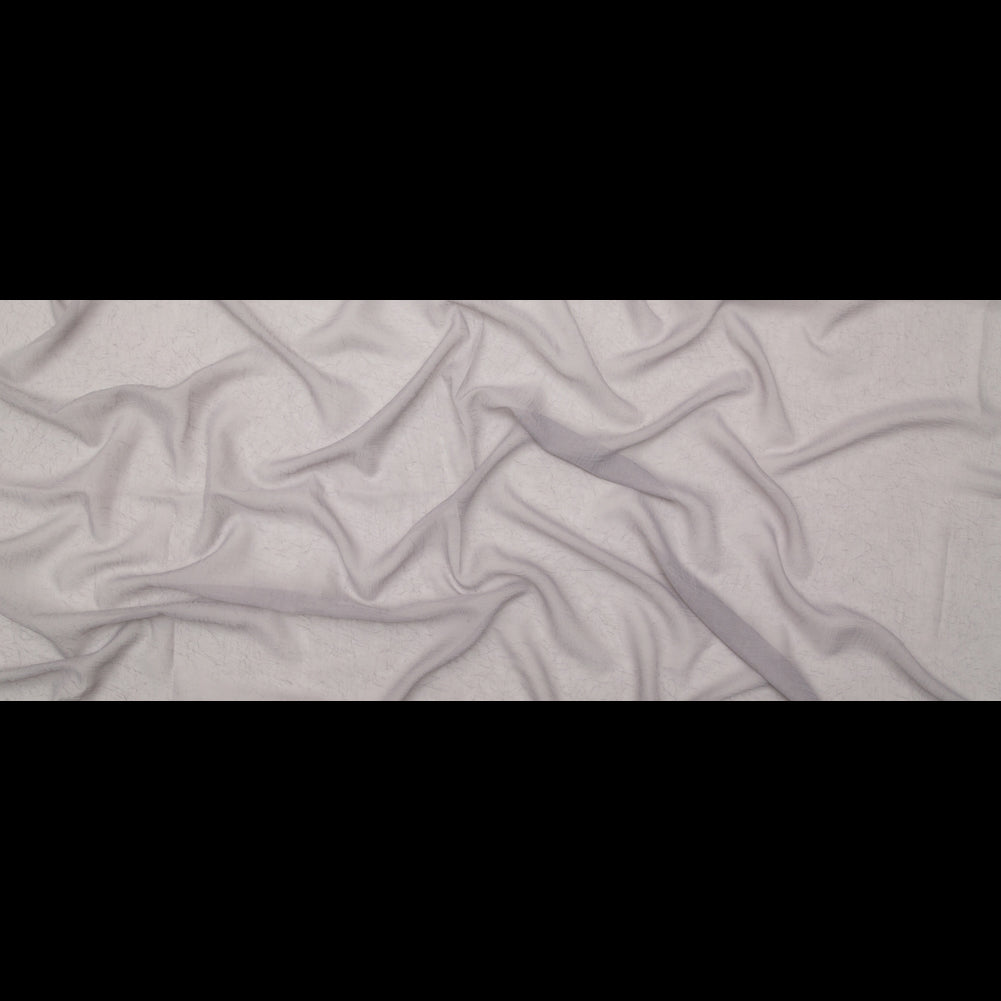 Wrinkled Drapery Sheer Fabric - Fog - British Imported Full