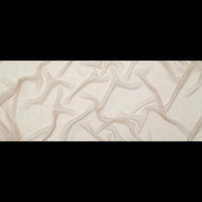 Wrinkled Drapery Sheer Fabric - Linen - British Imported Full