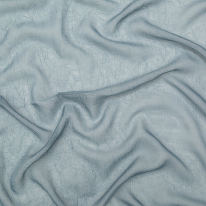 Wrinkled Drapery Sheer Fabric - River - British Imported