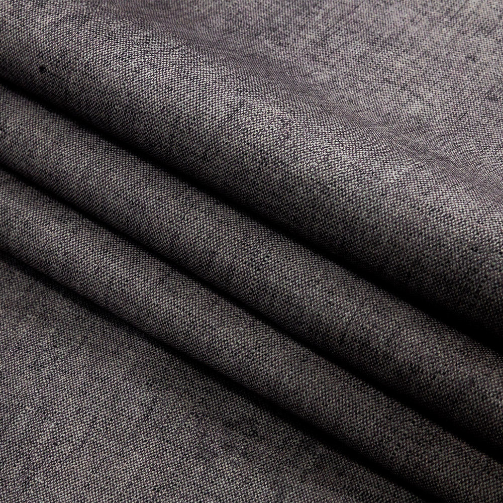 Polyester Microvelvet - Smoke - British Imported Folded
