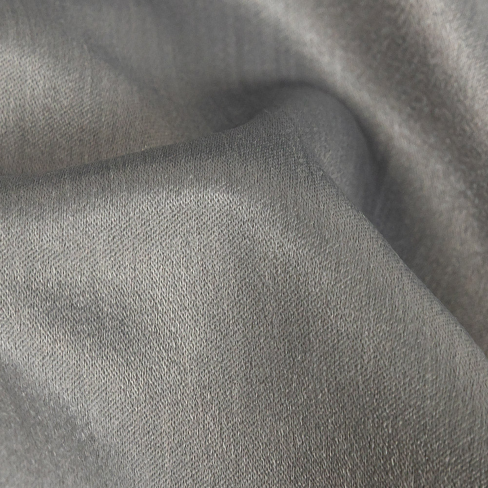 Home Decor Polyester Satin - Aluminium - British Imported Detail