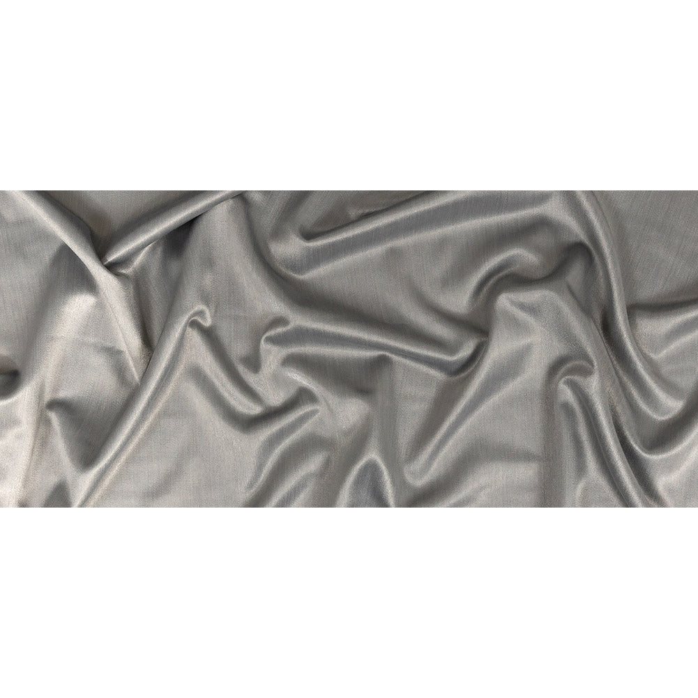Home Decor Polyester Satin - Aluminium - British Imported Full