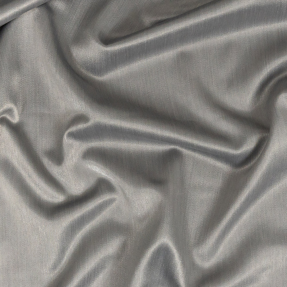 Home Decor Polyester Satin - Aluminium - British Imported