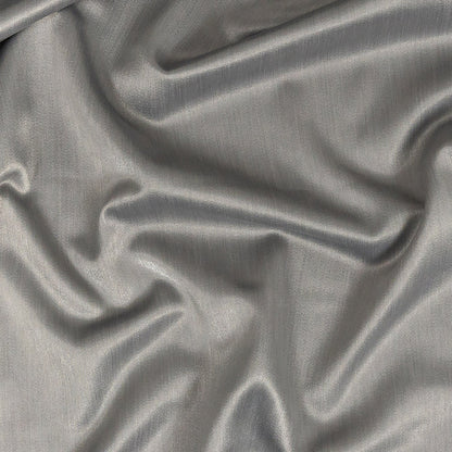 Home Decor Polyester Satin - Aluminium - British Imported
