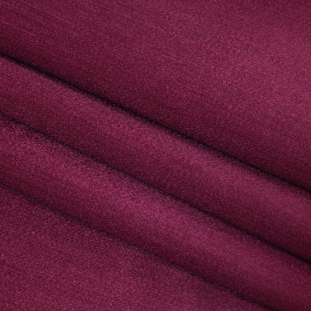 Home Decor Polyester Satin - Berry - British Imported Folded