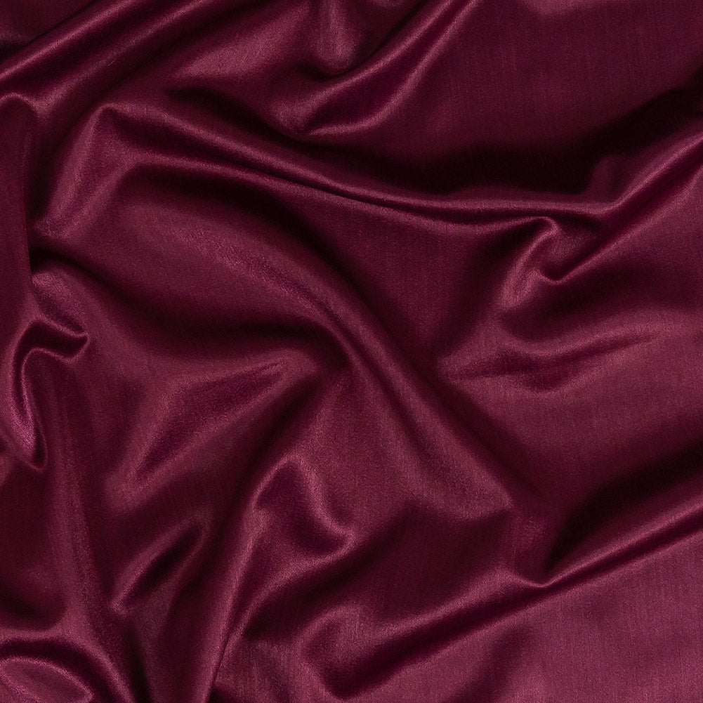 Home Decor Polyester Satin - Berry - British Imported