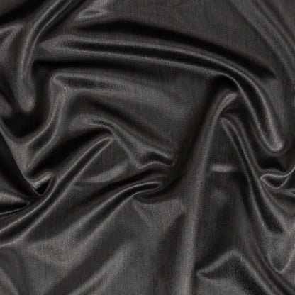 Home Decor Polyester Satin - Charcoal - British Imported