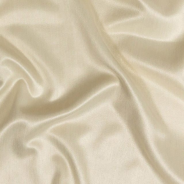 Home Decor Polyester Satin - Cream - British Imported
