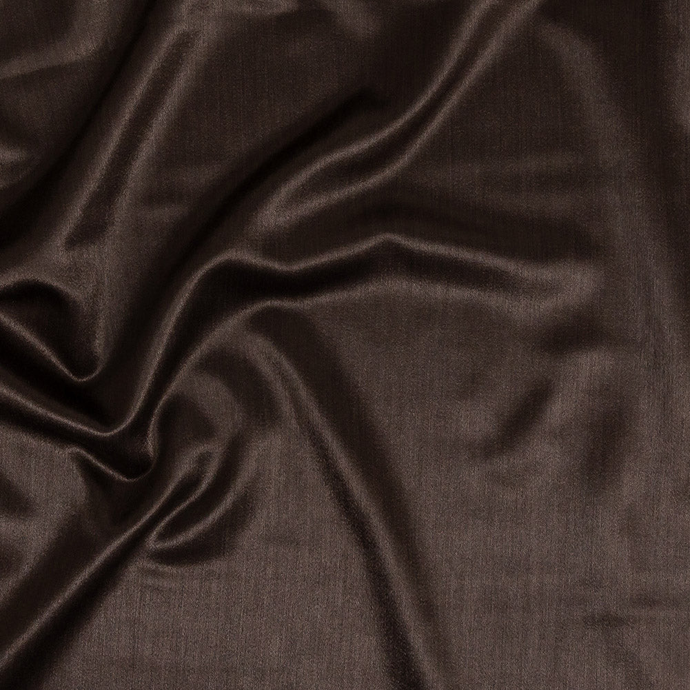 Home Decor Polyester Satin - Espresso - British Imported