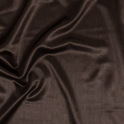 Home Decor Polyester Satin - Espresso - British Imported