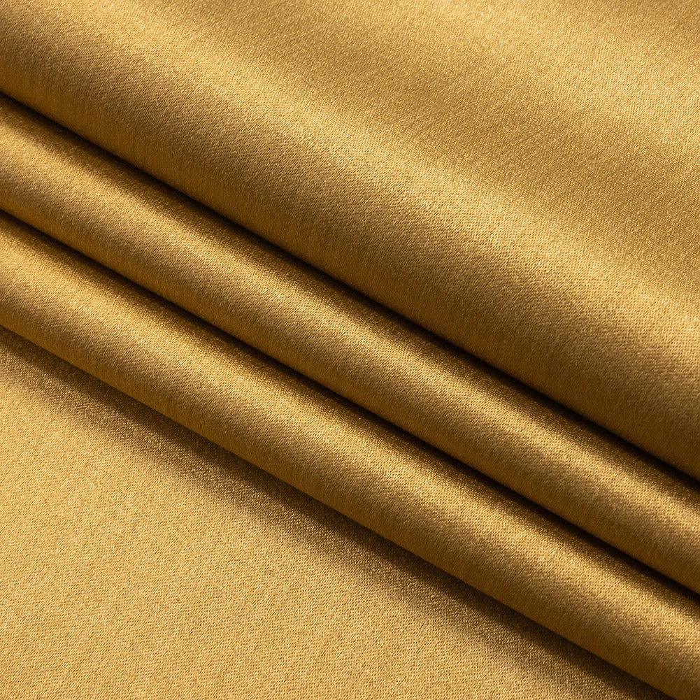 Home Decor Polyester Satin - Gold - British Imported Folded