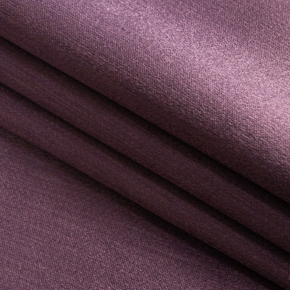 Home Decor Polyester Satin - Grape - British Imported Folded
