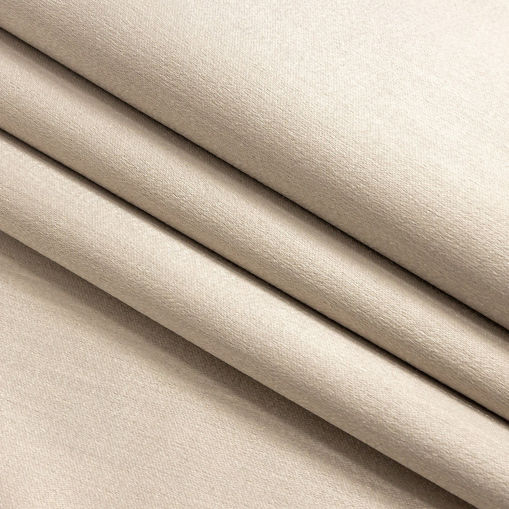 Home Decor Polyester Satin - Haze - British Imported Folded