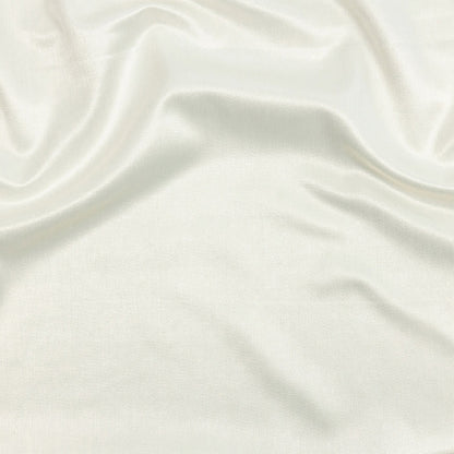 Home Decor Polyester Satin - Ivory - British Imported