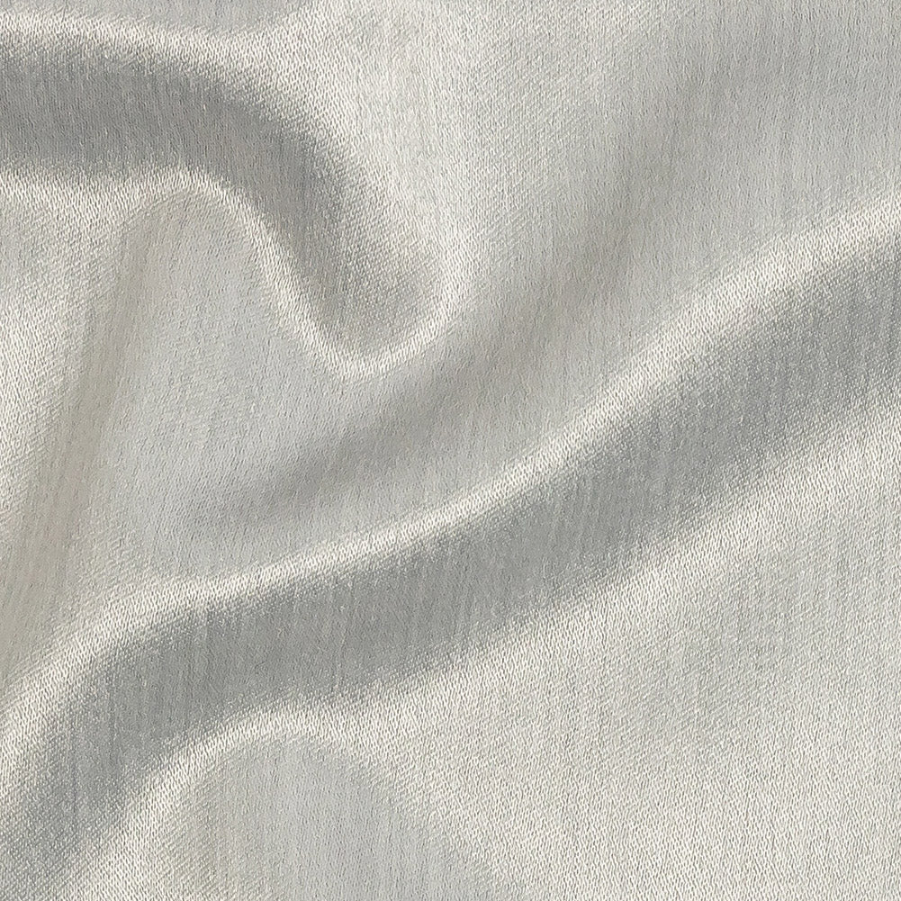 Home Decor Polyester Satin - Platinum - British Imported Detail
