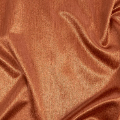 Home Decor Polyester Satin - Rust - British Imported