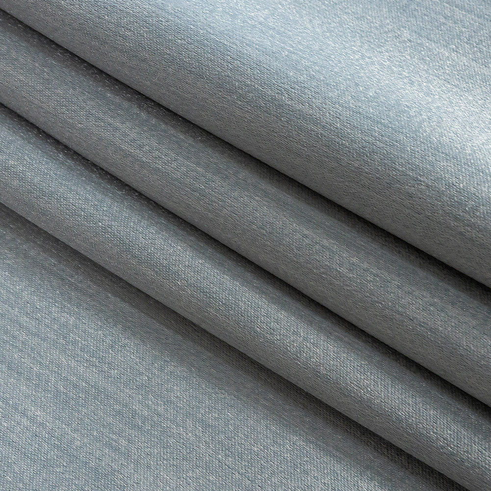 Home Decor Polyester Satin - Smoke - British Imported Folded