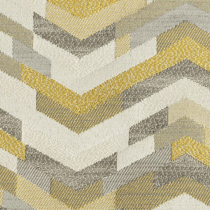 Polyester Jacquard - Zest Tactile Zig Zags - British Imported Detail