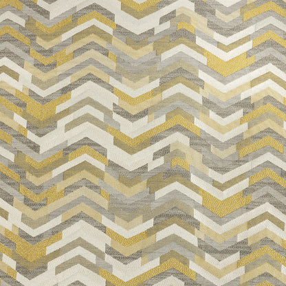 Polyester Jacquard - Zest Tactile Zig Zags - British Imported