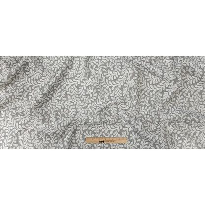 Chenille Jacquard - Mist Leafy Willow - British Imported Full