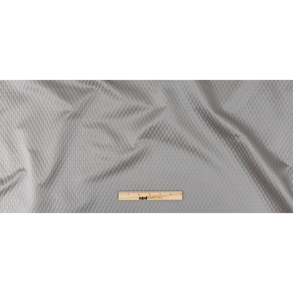 Drapery Jacquard - Graphite Diamond Quilted - British Imported Full