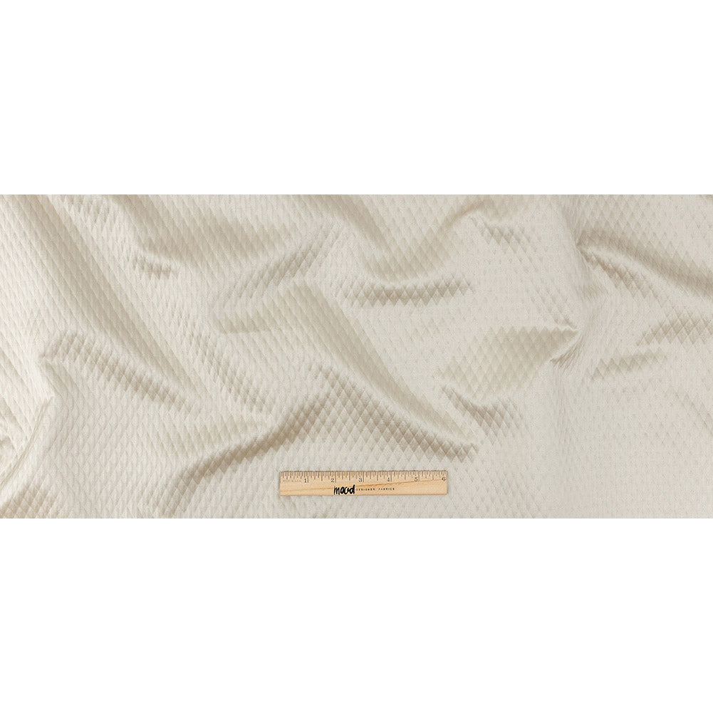 Drapery Jacquard - Taupe Diamond Quilted - British Imported Full