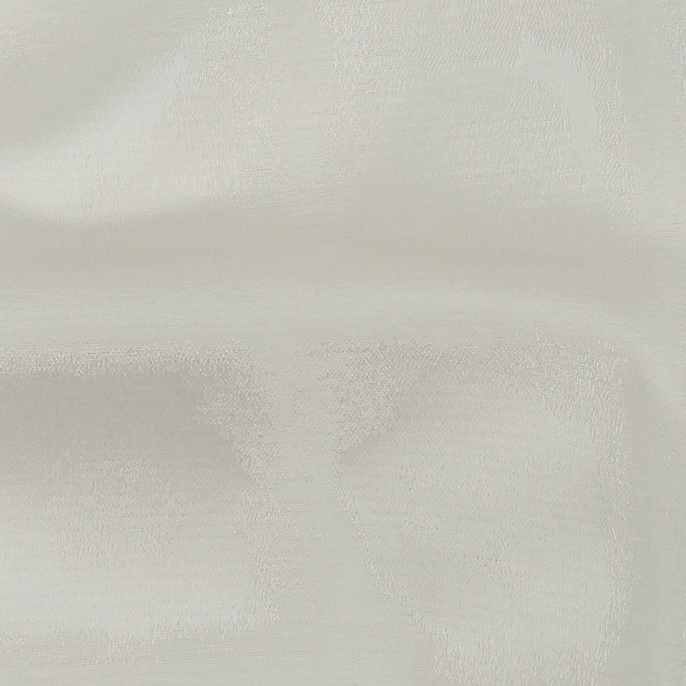 Drapery Jacquard - Ivory Painterly Squares - British Imported Detail
