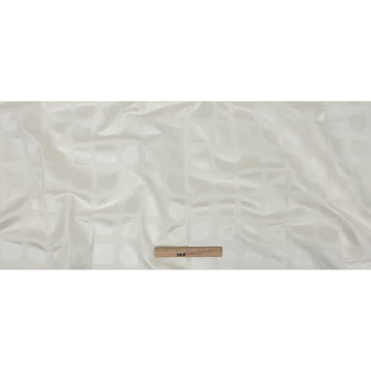 Drapery Jacquard - Ivory Painterly Squares - British Imported Full