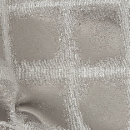 Drapery Jacquard - Pewter Painterly Squares - British Imported Detail