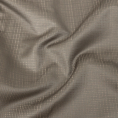 Satin-Faced Jacquard - Mole Little Squares - British Imported
