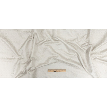 Polyester Jacquard - Oyster Honeycombs - British Imported Full