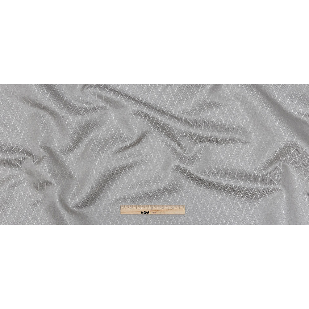 Drapery Jacquard - Graphite Flowing Leaves - British Imported Full