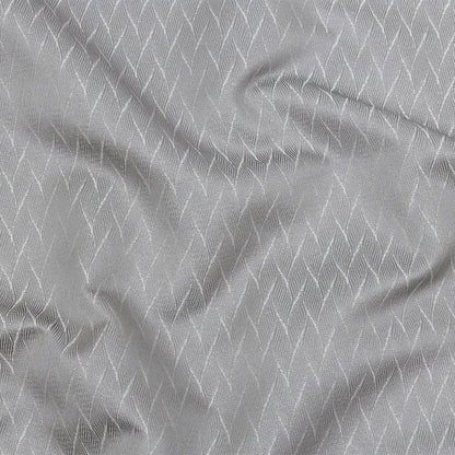 Drapery Jacquard - Graphite Flowing Leaves - British Imported