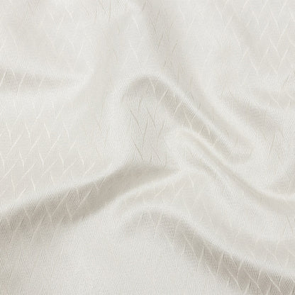 Drapery Jacquard - Ivory Flowing Leaves - British Imported