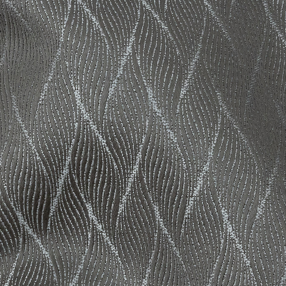 Drapery Jacquard - Mole Flowing Leaves - British Imported Detail